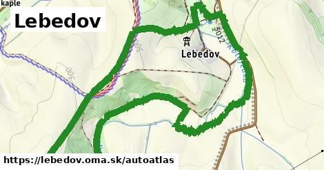 ikona Mapa autoatlas v lebedov