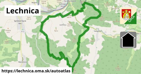 ikona Mapa autoatlas v lechnica