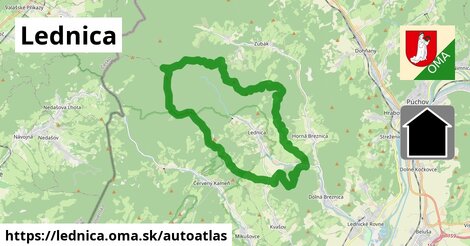 ikona Mapa autoatlas v lednica