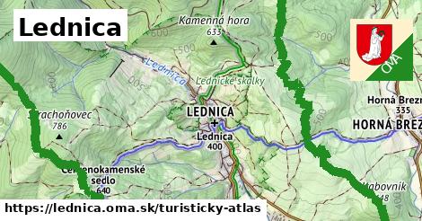 ikona Turistická mapa turisticky-atlas v lednica