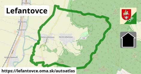 ikona Mapa autoatlas v lefantovce