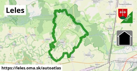 ikona Mapa autoatlas v leles