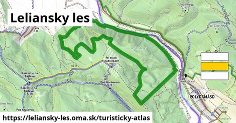 ikona Turistická mapa turisticky-atlas v leliansky-les