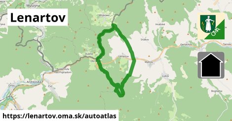 ikona Mapa autoatlas v lenartov