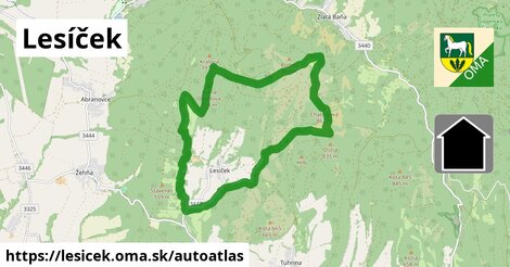 ikona Mapa autoatlas v lesicek