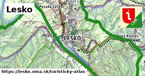 ikona Turistická mapa turisticky-atlas v lesko