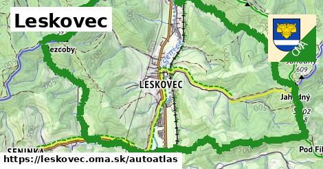 ikona Mapa autoatlas v leskovec