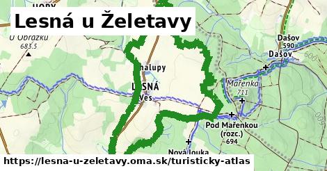 ikona Turistická mapa turisticky-atlas v lesna-u-zeletavy