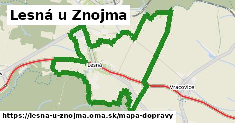 ikona Mapa dopravy mapa-dopravy v lesna-u-znojma