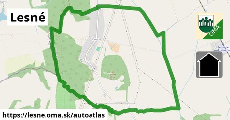 ikona Mapa autoatlas v lesne