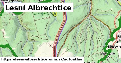 ikona Mapa autoatlas v lesni-albrechtice