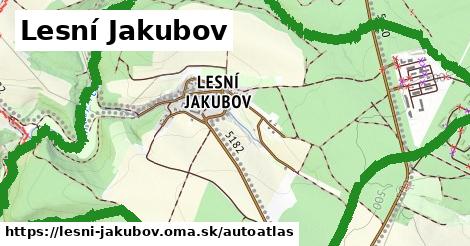 ikona Mapa autoatlas v lesni-jakubov