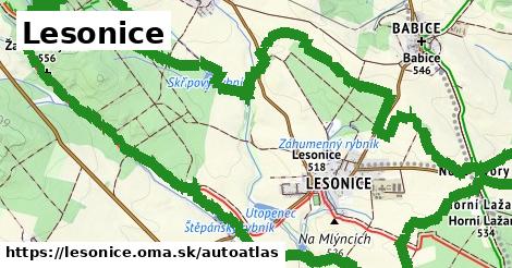 ikona Mapa autoatlas v lesonice