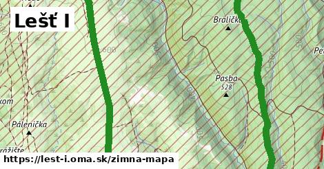 ikona Zimná mapa zimna-mapa v lest-i