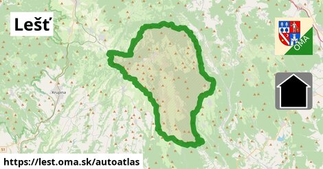 ikona Mapa autoatlas v lest