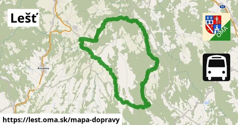 ikona Mapa dopravy mapa-dopravy v lest