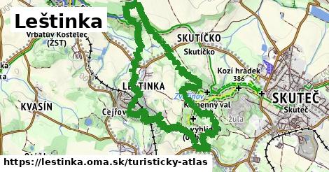 ikona Turistická mapa turisticky-atlas v lestinka