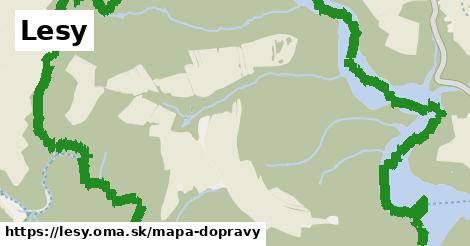 ikona Lesy: 0 m trás mapa-dopravy v lesy