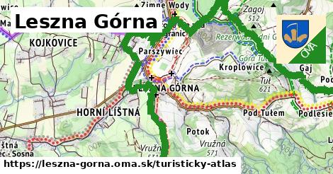 ikona Turistická mapa turisticky-atlas v leszna-gorna