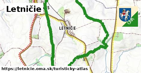 ikona Letničie: 0 m trás turisticky-atlas v letnicie