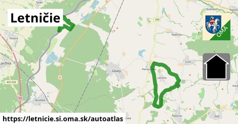 ikona Mapa autoatlas v letnicie.si