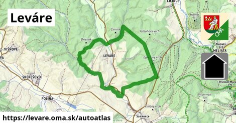 ikona Mapa autoatlas v levare