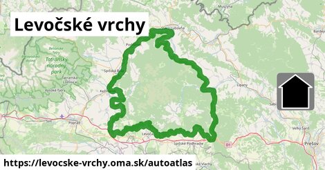 ikona Mapa autoatlas v levocske-vrchy