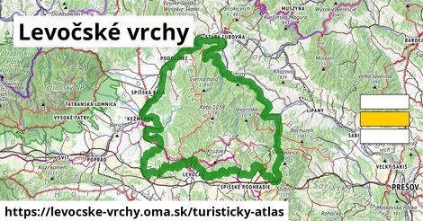 ikona Turistická mapa turisticky-atlas v levocske-vrchy