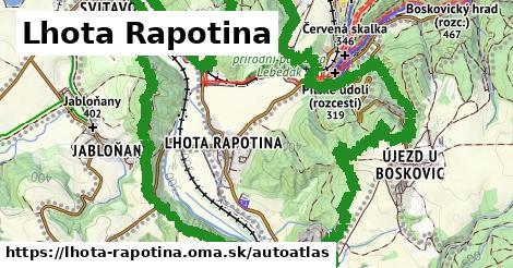 ikona Mapa autoatlas v lhota-rapotina