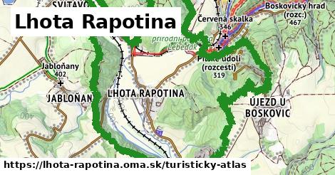 ikona Turistická mapa turisticky-atlas v lhota-rapotina