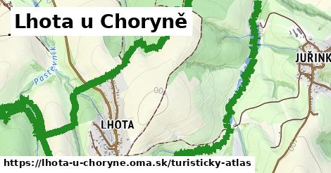 ikona Lhota u Choryně: 0 m trás turisticky-atlas v lhota-u-choryne