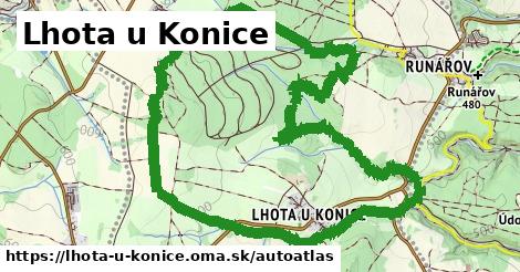 ikona Mapa autoatlas v lhota-u-konice