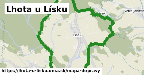 ikona Mapa dopravy mapa-dopravy v lhota-u-lisku
