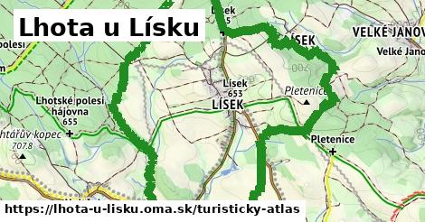 ikona Turistická mapa turisticky-atlas v lhota-u-lisku