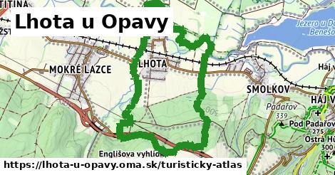 ikona Lhota u Opavy: 0 m trás turisticky-atlas v lhota-u-opavy