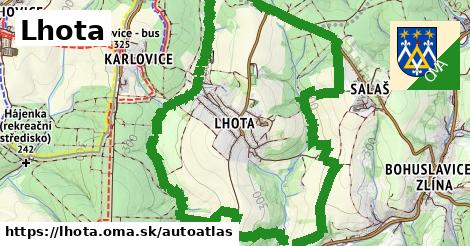 ikona Mapa autoatlas v lhota