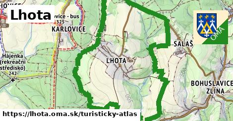 ikona Turistická mapa turisticky-atlas v lhota