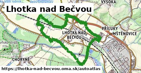 ikona Mapa autoatlas v lhotka-nad-becvou