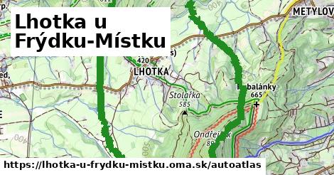 ikona Mapa autoatlas v lhotka-u-frydku-mistku