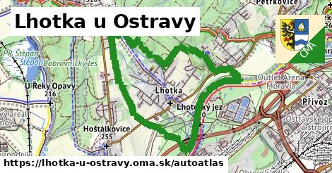 ikona Mapa autoatlas v lhotka-u-ostravy