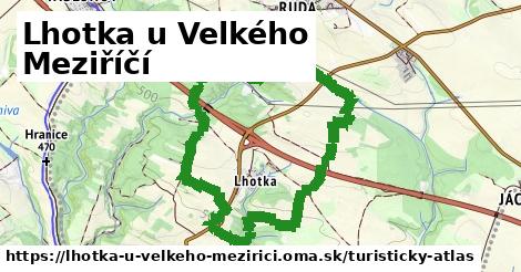 ikona Lhotka u Velkého Meziříčí: 0 m trás turisticky-atlas v lhotka-u-velkeho-mezirici