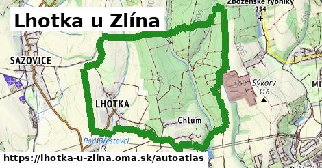 ikona Mapa autoatlas v lhotka-u-zlina