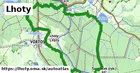 ikona Mapa autoatlas v lhoty