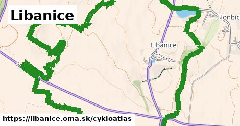 ikona Libanice: 3,3 km trás cykloatlas v libanice