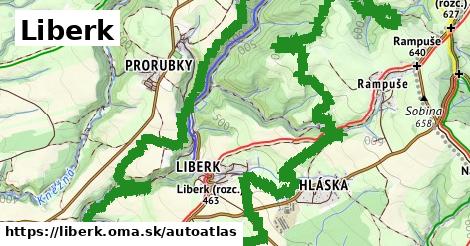 ikona Mapa autoatlas v liberk