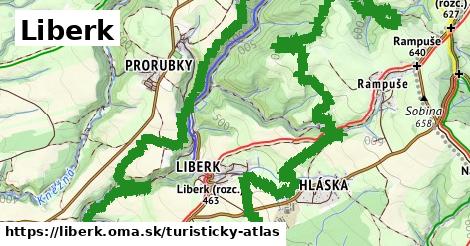 ikona Turistická mapa turisticky-atlas v liberk