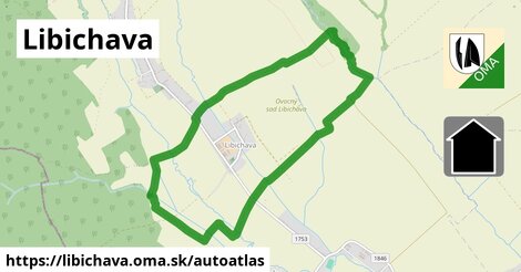 ikona Mapa autoatlas v libichava