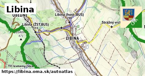 ikona Mapa autoatlas v libina