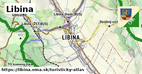 ikona Turistická mapa turisticky-atlas v libina