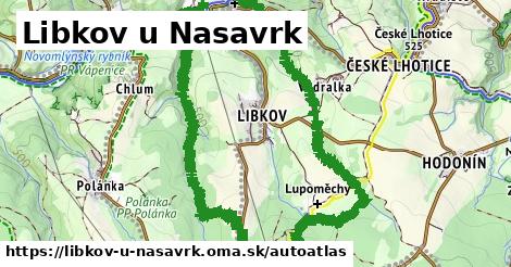 ikona Mapa autoatlas v libkov-u-nasavrk